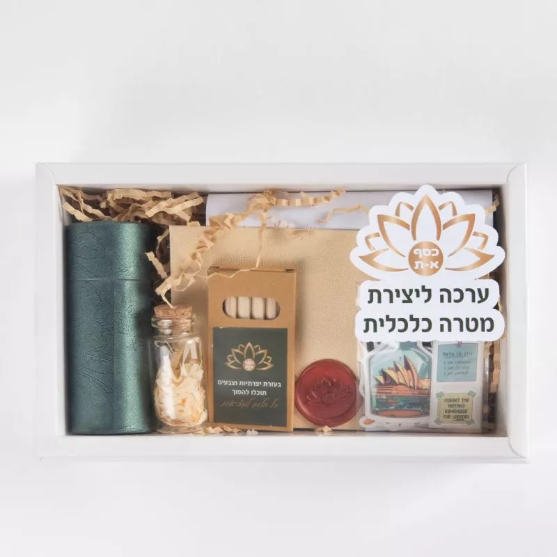 ערכת יצירת מטרה כלכלית-כסף א-ת